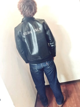 「COOTIE PRODUCTIONS（クーティープロダクションズ）のアイテム（その他アウター）」を使った、🍙мдкστσ SOUさん（メンズ・164cm）の秋コーディネート