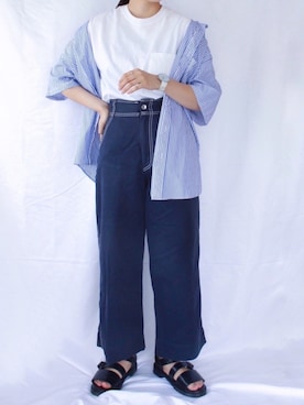 りつ。さん（レディース・154cm）の夏コーディネート