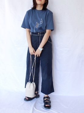 りつ。さん（レディース・154cm）の夏コーディネート