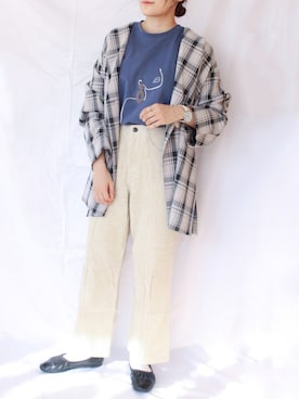 りつ。さん（レディース・154cm）の秋コーディネート