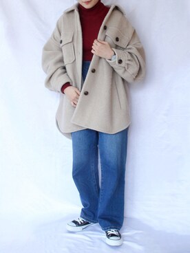 りつ。さん（レディース・154cm）の秋コーディネート