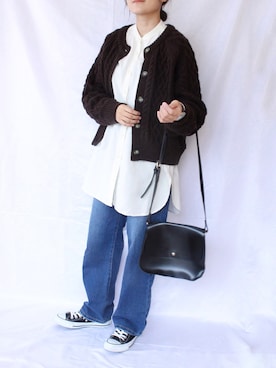 りつ。さん（レディース・154cm）の秋コーディネート