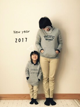 Sakura&mammyさん（キッズ・90cm）の冬コーディネート