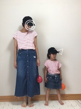 Sakura&mammyさん(キッズ・90cm)の夏コーディネート