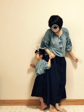 Sakura&mammyさん（キッズ・90cm）の夏コーディネート