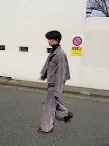 HARE（ハレ）の「ケミカルブリーチデニムGジャン(HARE)（テーラード