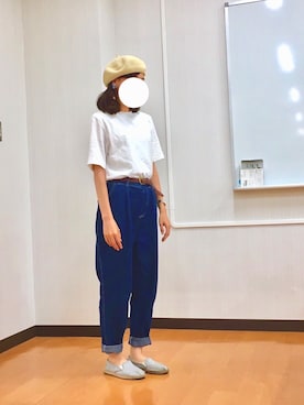 「Agreable（アグレアーブル）のアイテム」を使った、かんさん（レディース・154cm）の夏コーディネート
