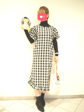 「Penguin（ペンギン）のアイテム」を使った、ぺんぎんさんさん（レディース・164cm）の春コーディネート