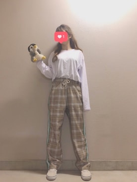 「Penguin（ペンギン）のアイテム」を使った、ぺんぎんさんさん（レディース・164cm）の春コーディネート