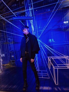 「H&M（エイチ・アンド・エム）のアイテム（ジャケット/アウター）」を使った、Andyさん（メンズ・173cm・20代）の冬コーディネート