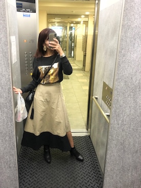 cさん（レディース・159cm）の春コーディネート