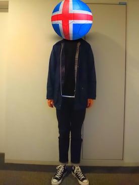 「COS（コス）のアイテム（スウェット）」を使った、きよさん（メンズ・182cm）の秋コーディネート
