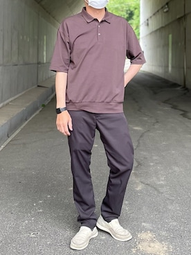 「WWS（ワークウェアスーツ）のアイテム」を使った、hirochanさん（メンズ・174cm）の春コーディネート