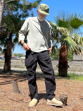 「Blue Standard （ブルースタンダード）のアイテム」を使った、hirochanさん（メンズ・174cm）の春コーディネート