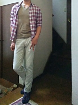 おろろbiancoさん（メンズ・178cm）の春コーディネート
