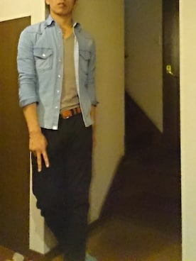 おろろbiancoさん（メンズ・178cm）の夏コーディネート