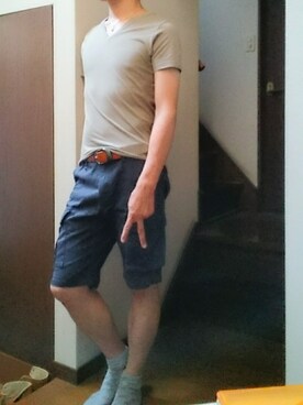 おろろbiancoさん（メンズ・178cm）の夏コーディネート