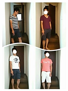 おろろbiancoさん（メンズ・178cm）の夏コーディネート