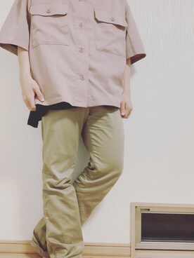 「SUGGESTION（サジェッション）のアイテム」を使った、こうだむさん（メンズ・165cm）の夏コーディネート