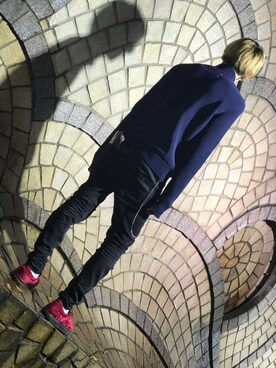 「アイテム（財布、パープル系）」を使った、あゆさん（メンズ・175cm）の夏コーディネート
