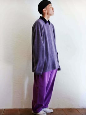 「ブラ袖」｜白澤浩太郎さん（メンズ・171cm）の夏コーディネート