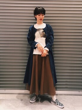「2018マイベストコーデ」｜「アイテム（ワンピース/ドレス）」を使った、studio CLIP ジョイナステラス二俣川店さん（レディース・168cm）の冬コーディネート