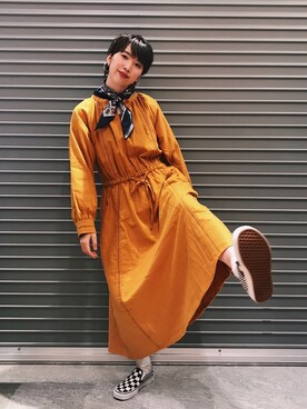 「2018マイベストコーデ」｜「アイテム（ワンピース/ドレス）」を使った、studio CLIP ジョイナステラス二俣川店さん（レディース・168cm）の冬コーディネート