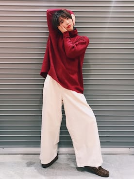 studio CLIP ジョイナステラス二俣川店さん（レディース・168cm）の冬コーディネート