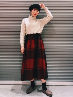 studio CLIP ジョイナステラス二俣川店さん（レディース・168cm）の冬コーディネート