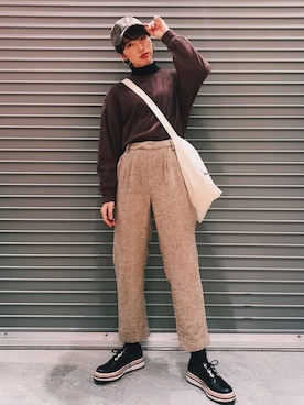 studio CLIP ジョイナステラス二俣川店さん（レディース・168cm）の冬コーディネート