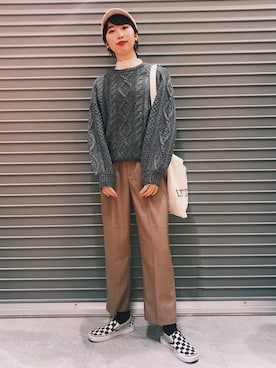 studio CLIP ジョイナステラス二俣川店さん（レディース・168cm）の冬コーディネート