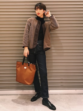 studio CLIP ジョイナステラス二俣川店さん（レディース・168cm）の冬コーディネート