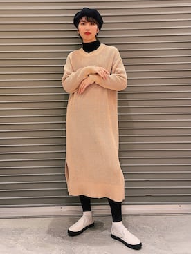 studio CLIP ジョイナステラス二俣川店さん（レディース・168cm）の冬コーディネート