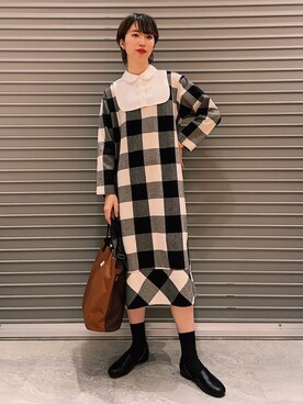 「レイヤードstyle」｜「アイテム（その他シューズ）」を使った、studio CLIP ジョイナステラス二俣川店さん（レディース・168cm）の春コーディネート