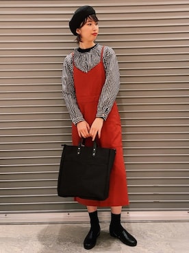 「レイヤードstyle」｜「アイテム（その他シューズ）」を使った、studio CLIP ジョイナステラス二俣川店さん（レディース・168cm）の春コーディネート