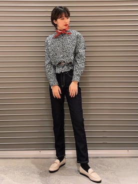 「平成最後のWEARISTAセンバツ」｜「アイテム（ローファー）」を使った、studio CLIP ジョイナステラス二俣川店さん（レディース・168cm）の春コーディネート