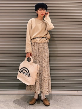 「studio CLIP（スタディオクリップ）のセパレートシューズ（その他シューズ）」を使った、studio CLIP ジョイナステラス二俣川店さん（レディース・168cm）の春コーディネート