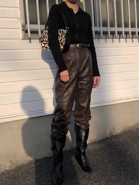 Kiyoneさん（レディース・160cm）の冬コーディネート