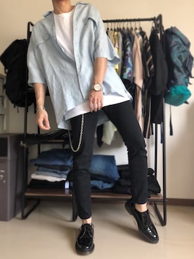 「BRUNO（ブルーノ）のアイテム」を使った、Taikiさん（メンズ・168cm）の夏コーディネート