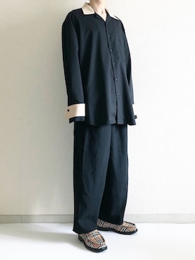 「Gosha Rubchinskiy（ゴーシャラブチンスキー）のアイテム（シューズ）」を使った、Taikiさん（メンズ・169cm）の秋コーディネート