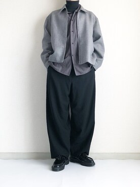 Taikiさんの「エクストラファインメリノタートルネックセーター（長袖）」を使ったコーディネート