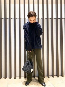 「URBAN RESEARCH Sonny Label（アーバンリサーチサニーレーベル）のアイテム（ブーツ）」を使った、26riyoさん（レディース・160cm）の冬コーディネート