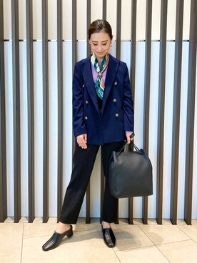 「春めきシューズ」｜「アイテム（その他アウター）」を使った、26riyoさん（レディース・160cm）の春コーディネート
