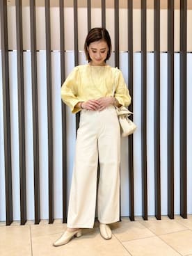 「URBAN RESEARCH Sonny Label（アーバンリサーチサニーレーベル）のアイテム（トップス）」を使った、26riyoさん（レディース・160cm）の春コーディネート