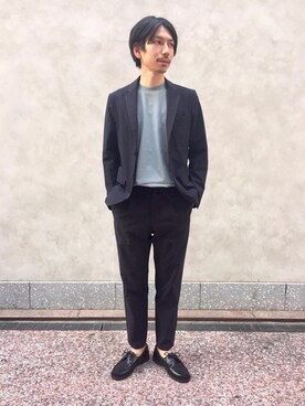 「ベーシック/トラッド」｜kakita tsuyoshiさん（メンズ・174cm）の春コーディネート