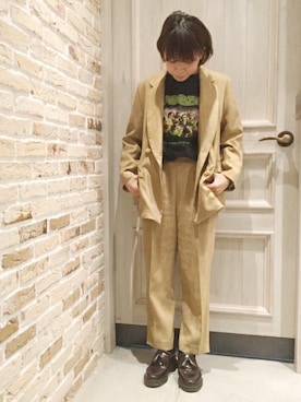 「relume」｜JOURNAL STANDARD relume 天王寺店 スタッフさん（レディース・154cm）の冬コーディネート