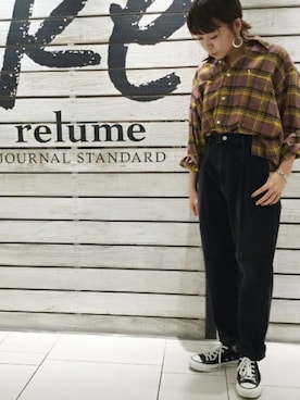 JOURNAL STANDARD relume 天王寺店 スタッフさん(レディース・154cm)の秋コーディネート