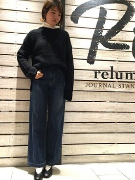JOURNAL STANDARD relume 天王寺店 スタッフさん(レディース・160cm)の冬コーディネート