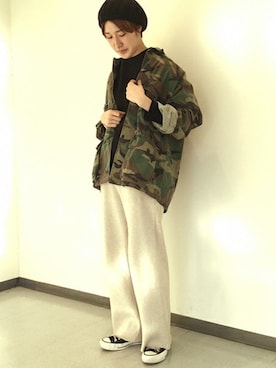 「ROTHCO（ロスコ）のアイテム」を使った、JOURNAL STANDARD relume 天王寺店 スタッフさん（レディース・159cm）の冬コーディネート