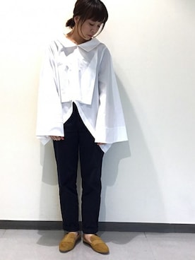 「MINITZ（ミニッツ）のアイテム」を使った、JOURNAL STANDARD relume 天王寺店 スタッフさん（レディース・154cm）の春コーディネート